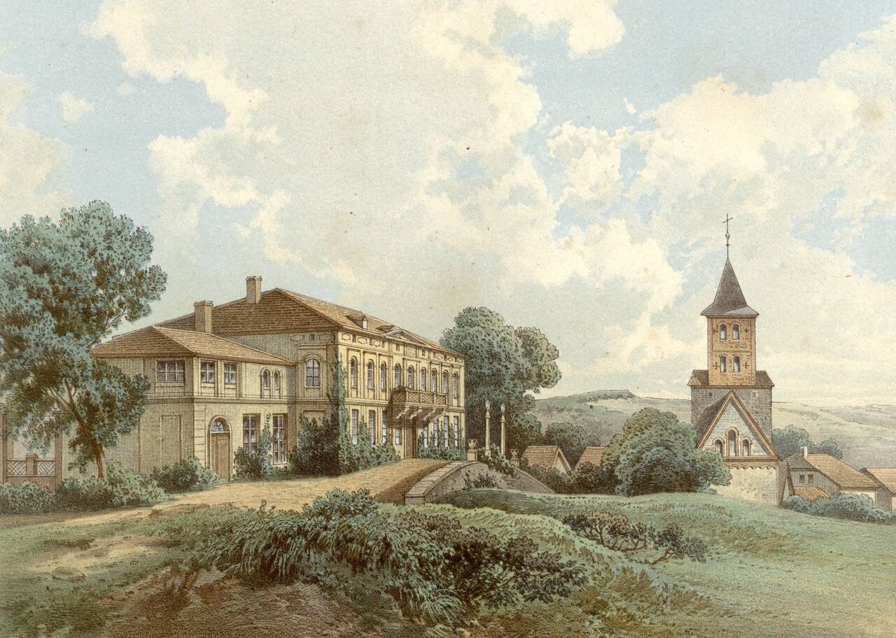 DUNCKERS ANSICHTENWERK um 1870 - älteste Darstellung