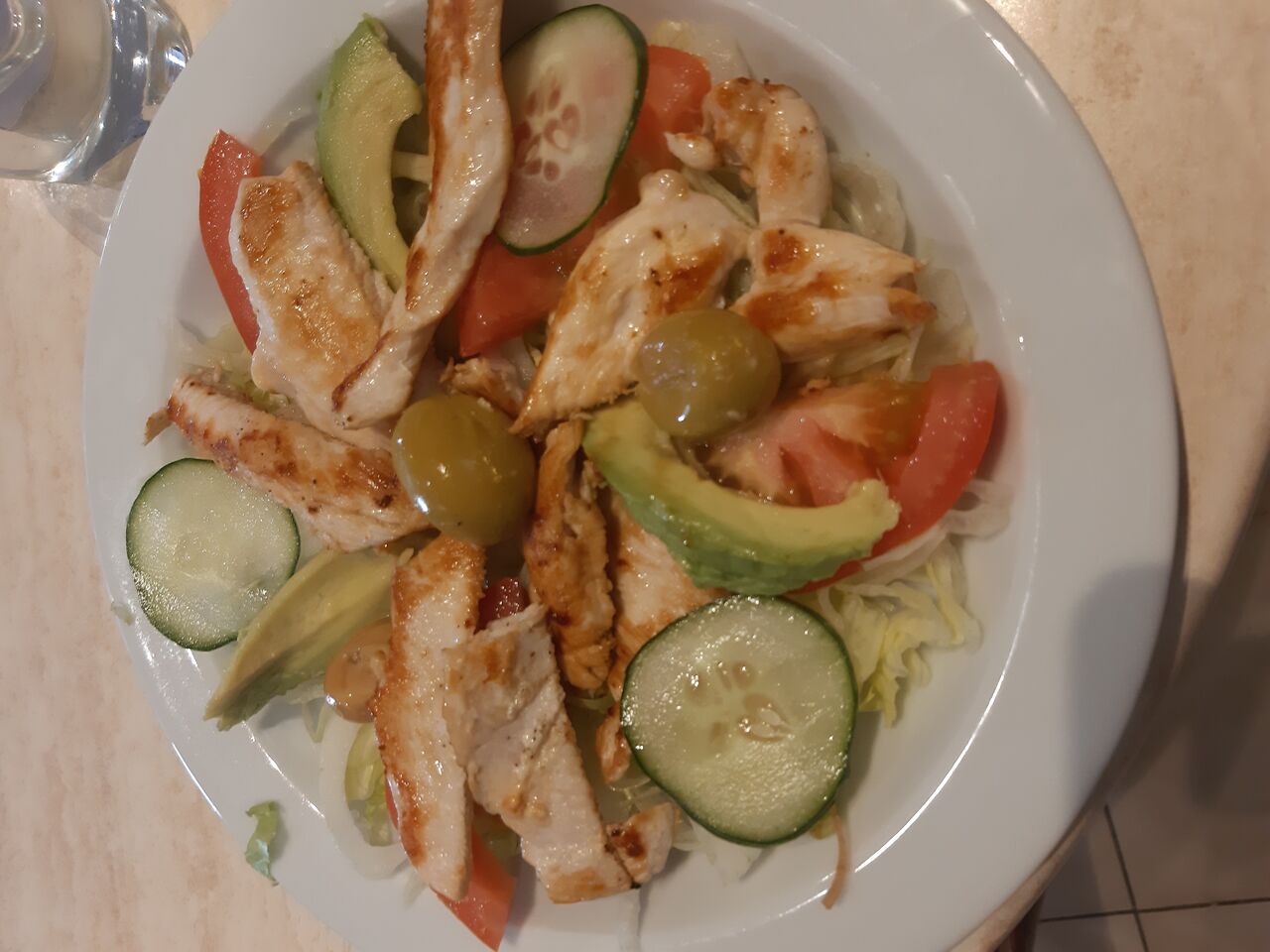 Ensalada de pollo