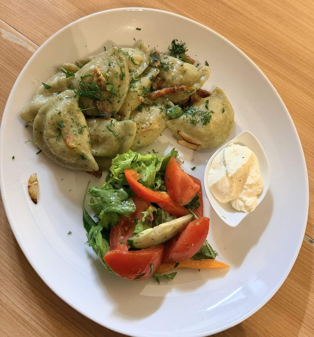 Warenyky mit Kartoffelfüllung
