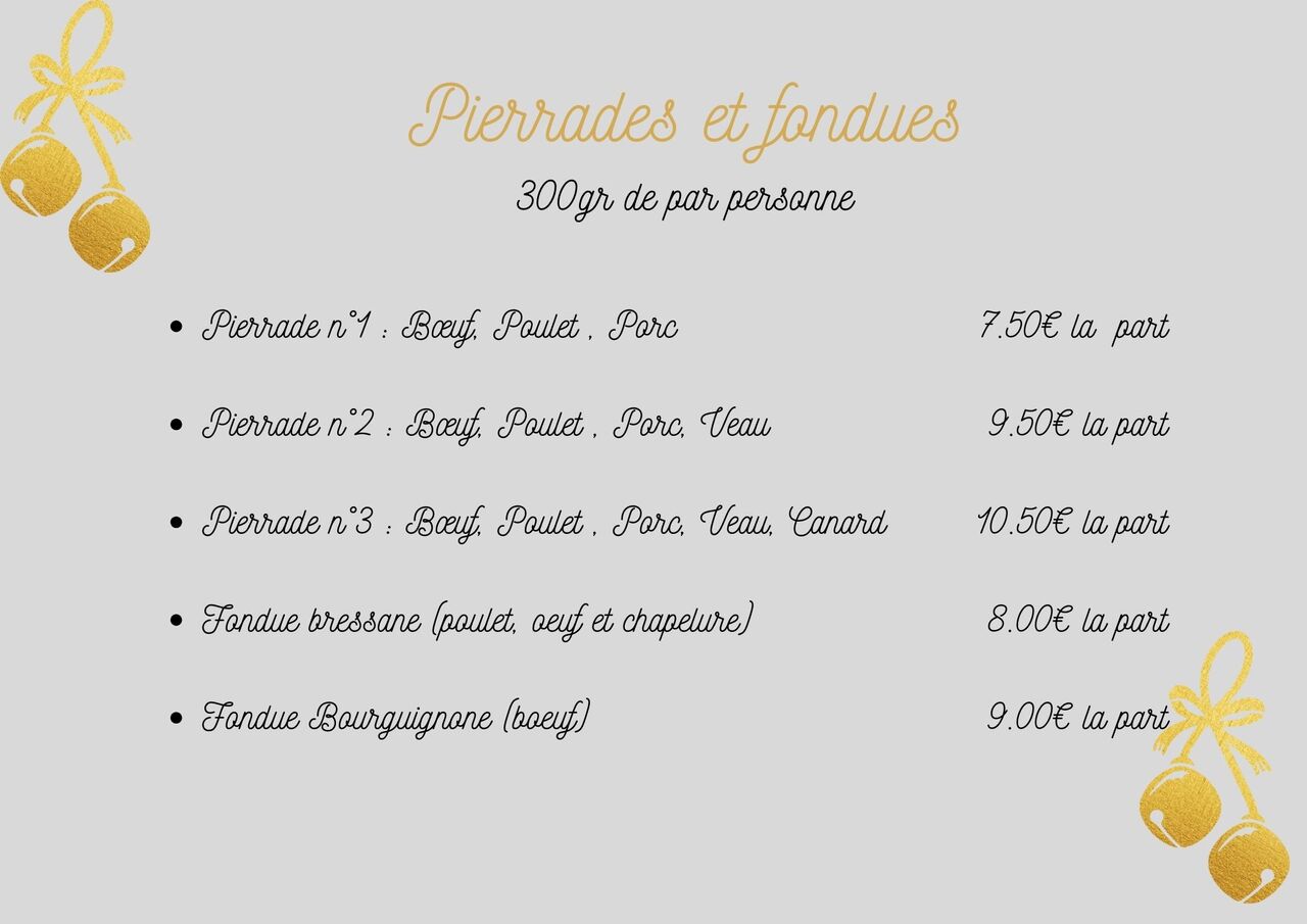 PIERRADES ET FONDUES