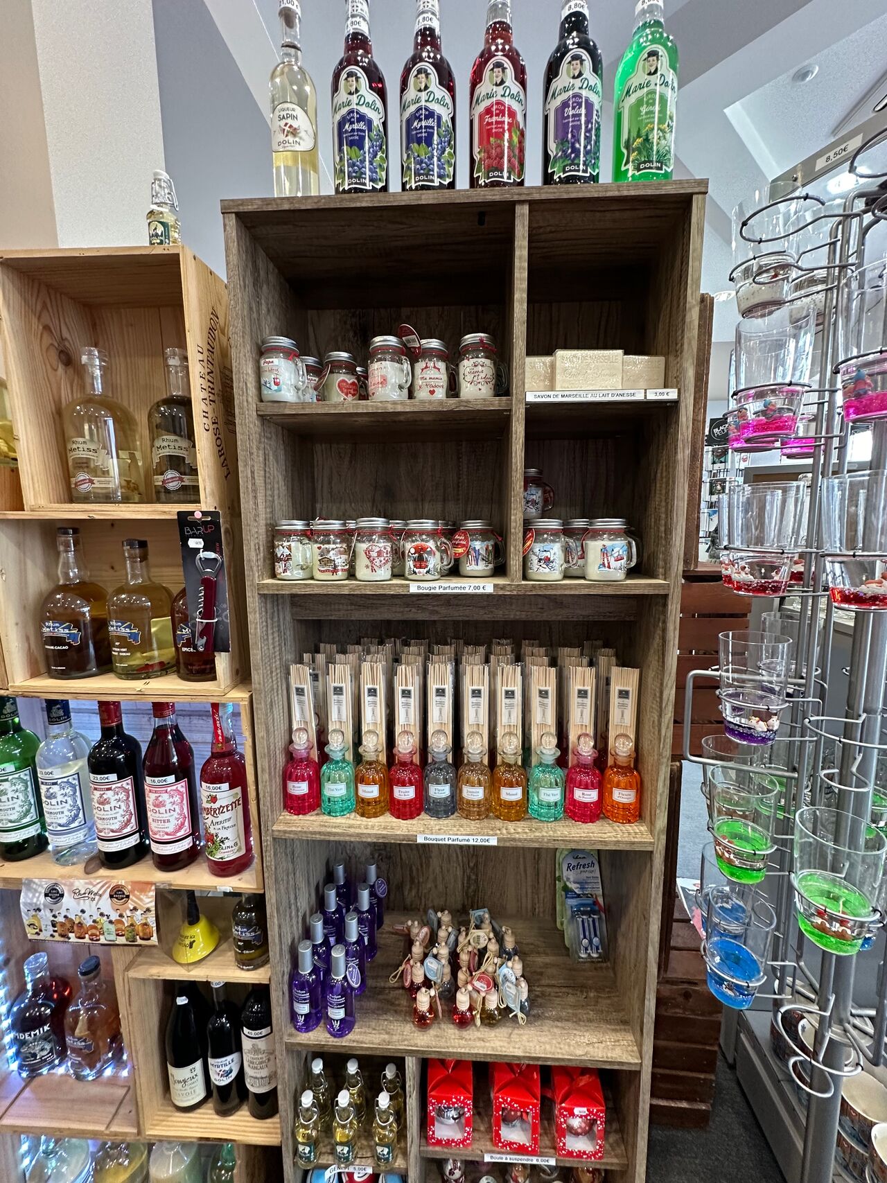 Bougies, parfums de Grasse.