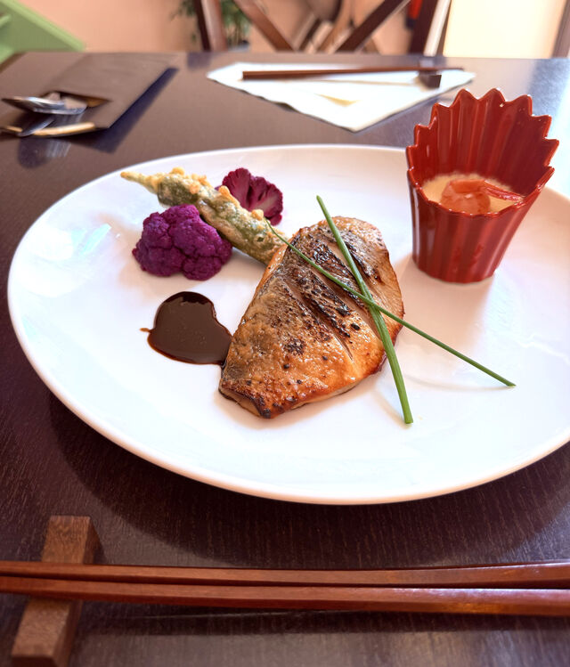 Daurade royale « Saikyo-yaki » , Flan japonais