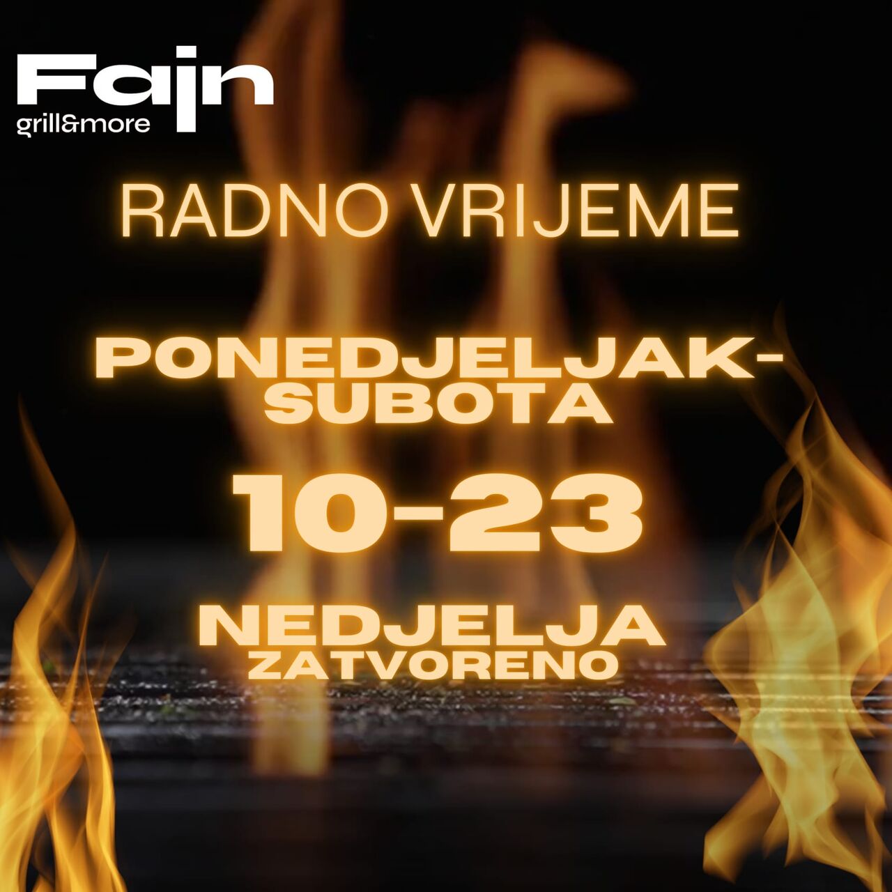 NOVO RADNO VRIJEME!
