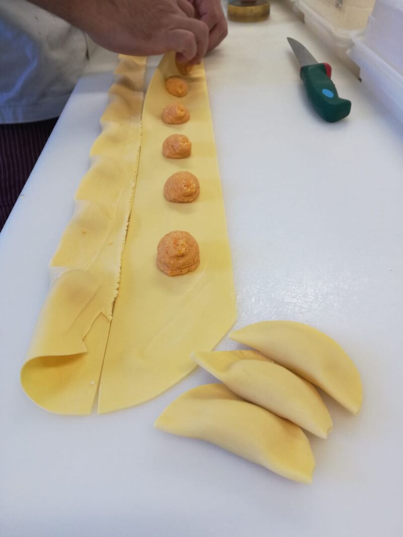 Ravioli mit Kürbisfüllung
