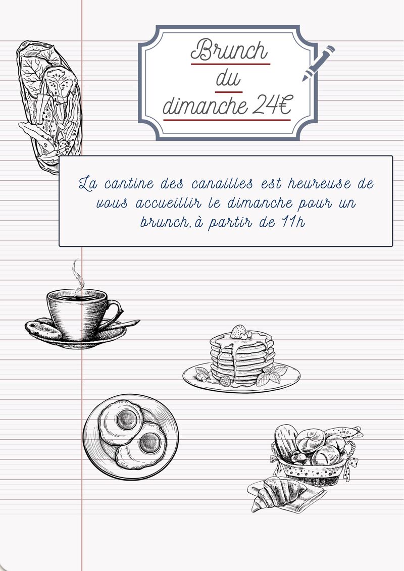 Brunch complet à 24€