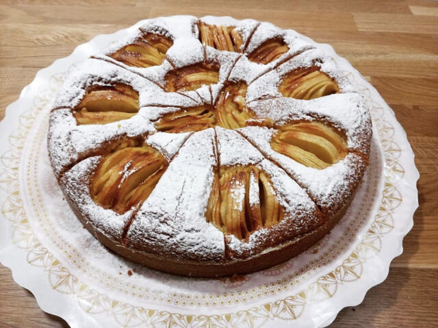 Tarta de manzana casera!!?