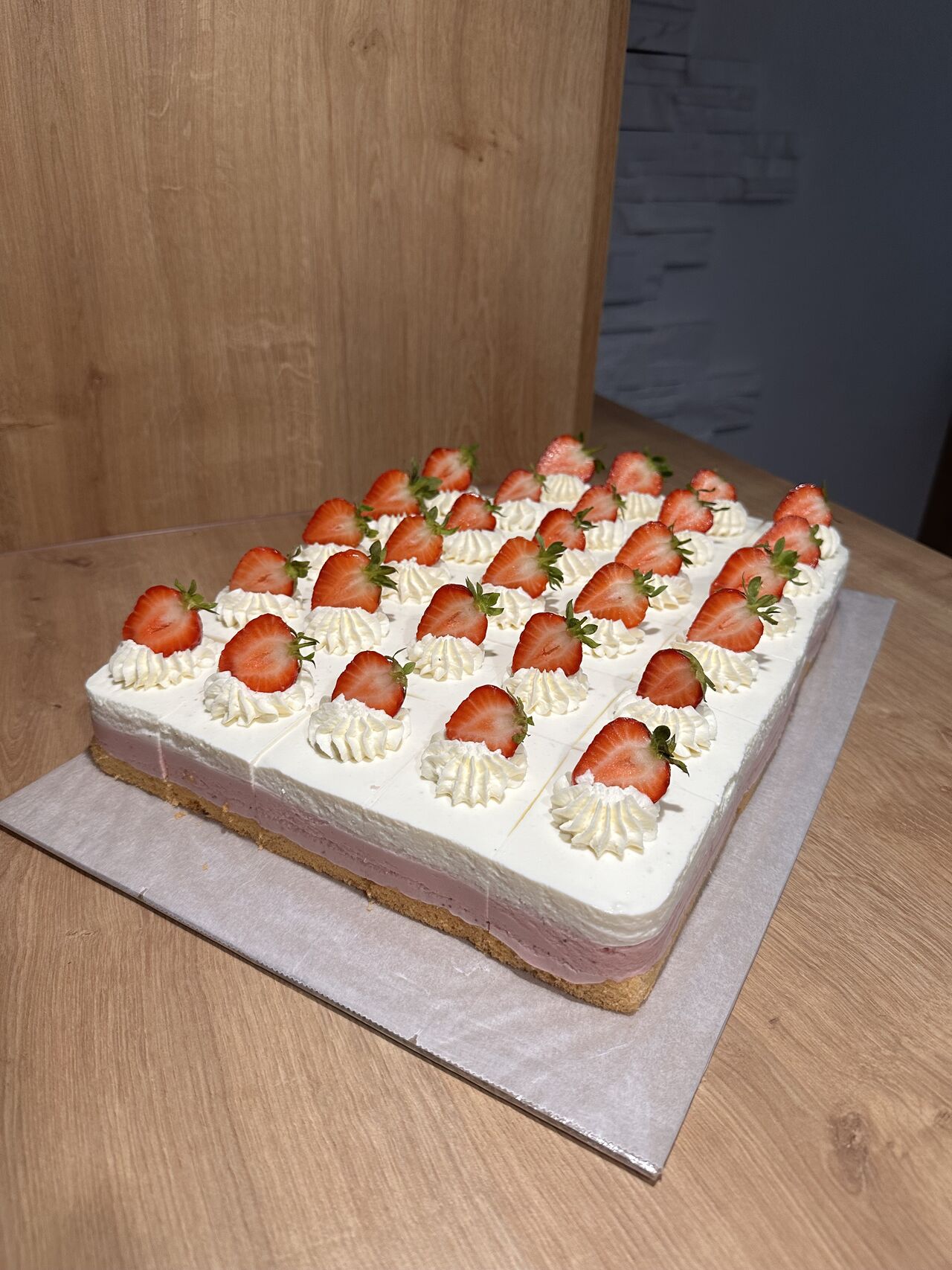 Ciasto jogurtowe truskawka/wanilia