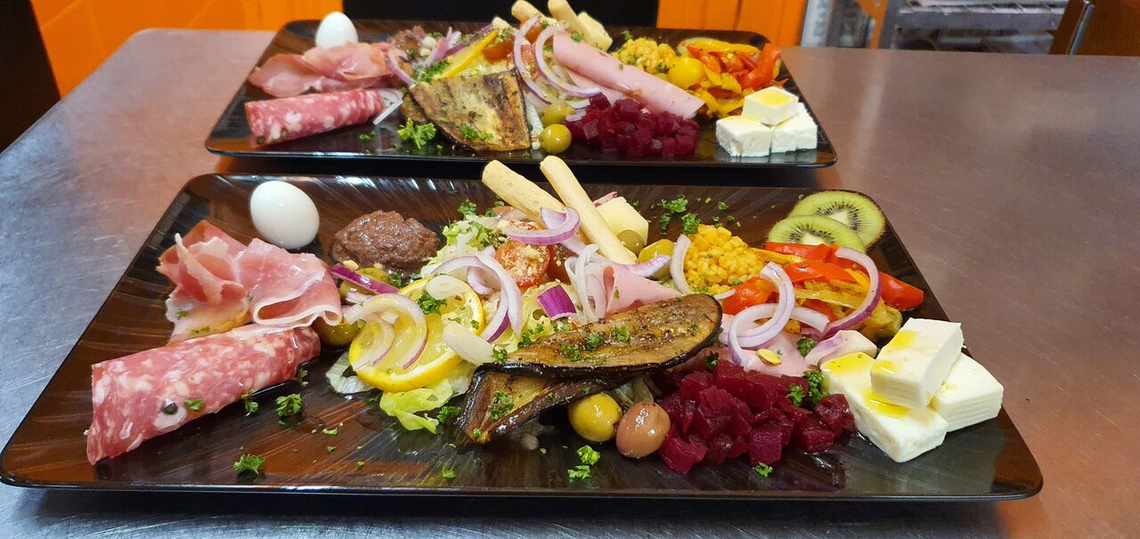 Assiette d'antipasti