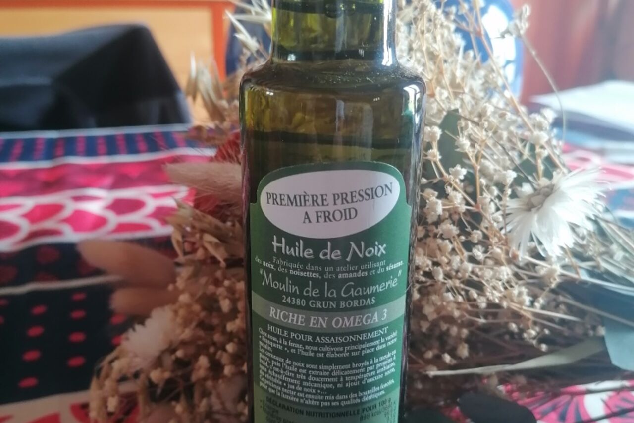 Huile de Noix Bio - Vierge - Première pression à froid (250ml)