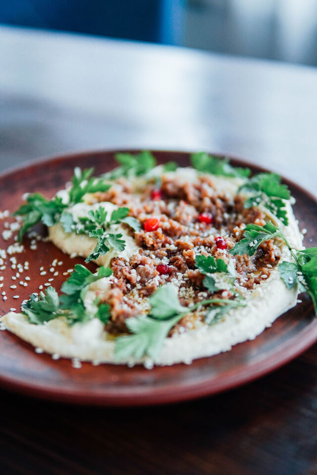 Хумус із баранини