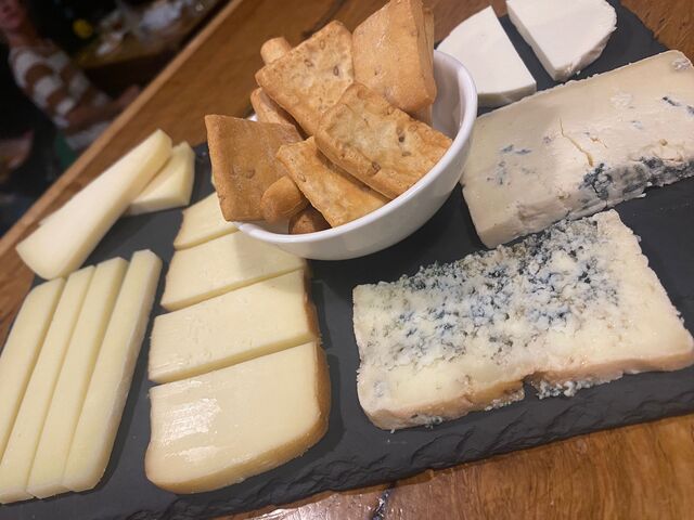 Surtido de quesos asturianos.