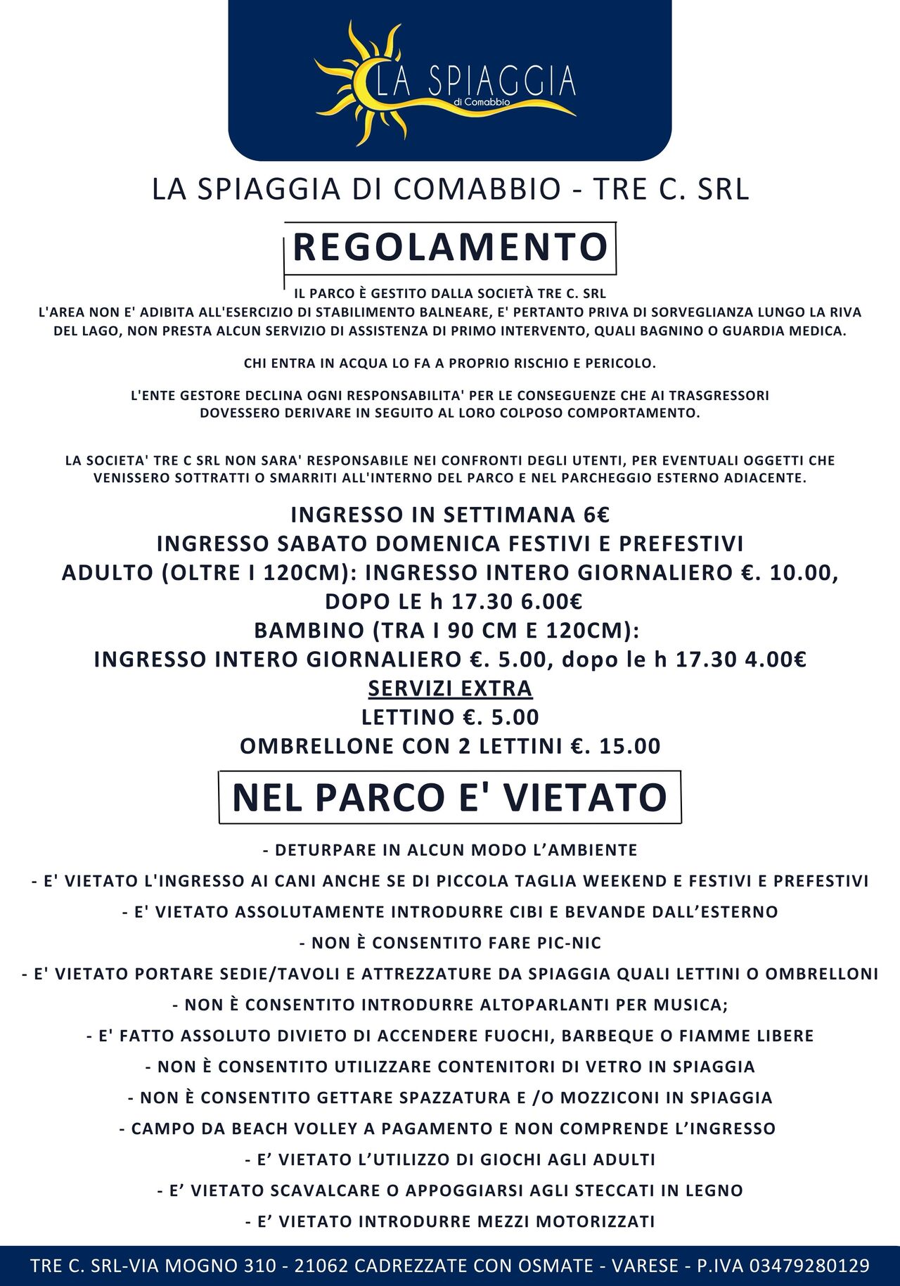 il nostro regolamento