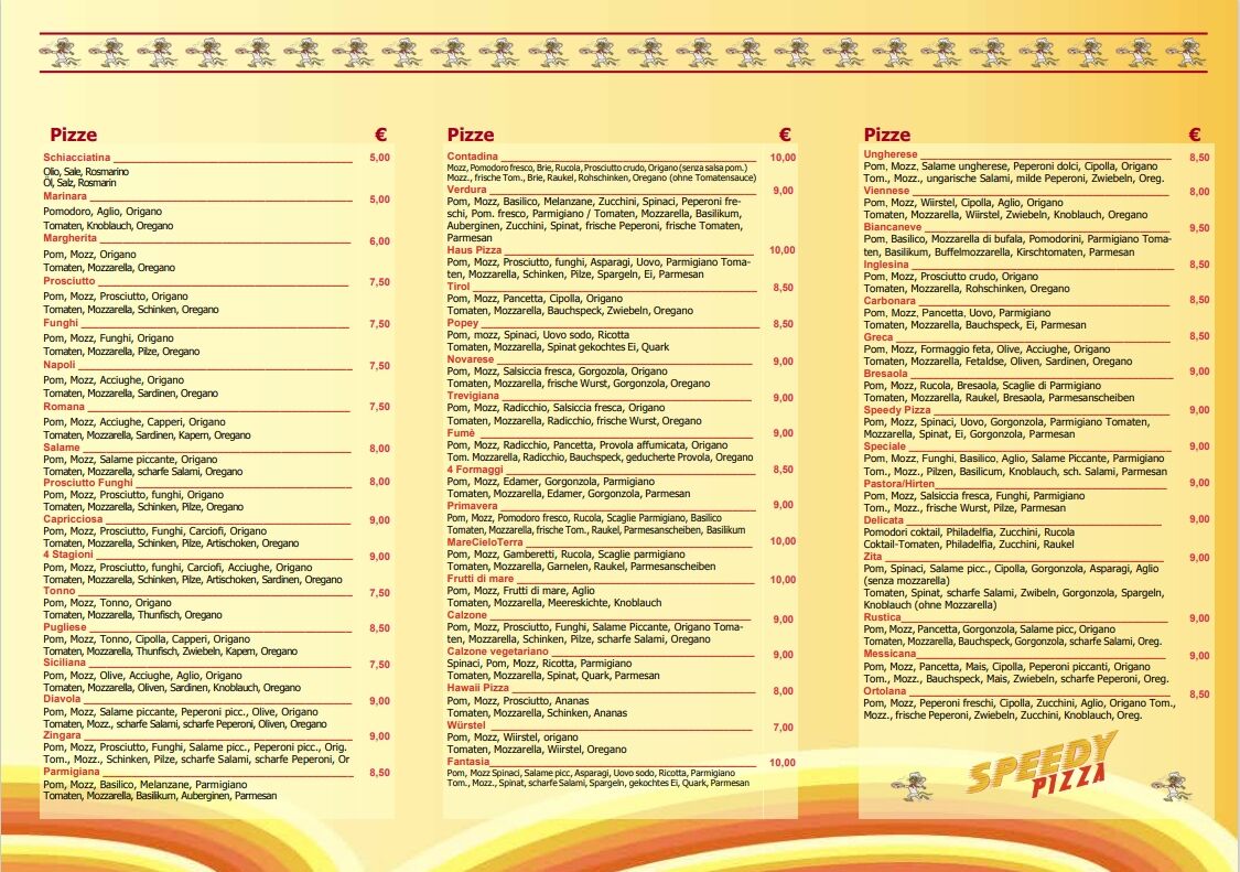 Listino Prezzi (est)