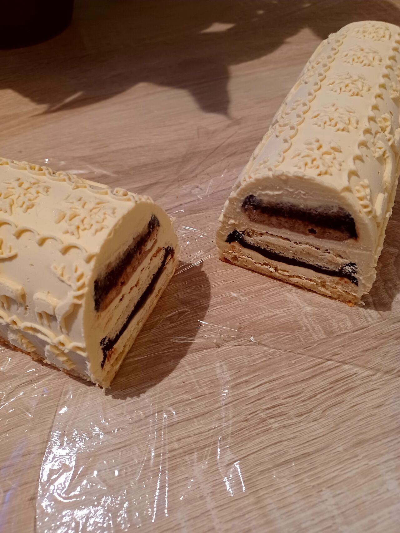 Bûche de Noël façon opéra café 