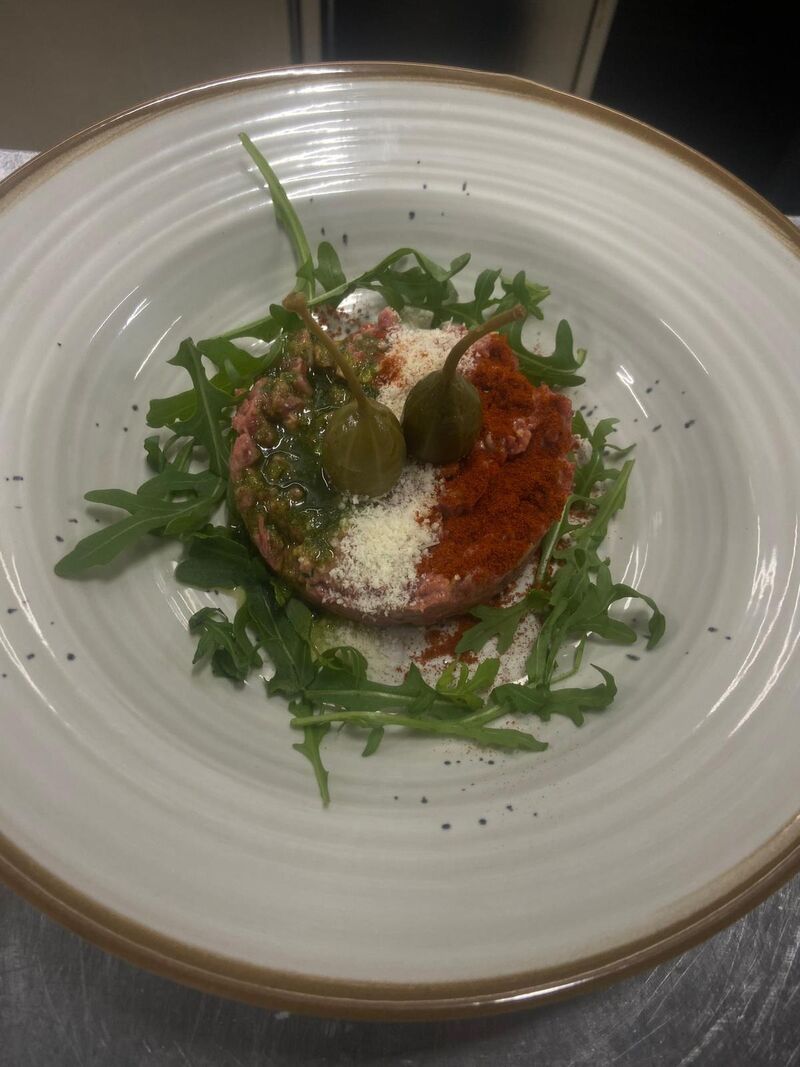 Tartare de Bœuf au couteau italien 