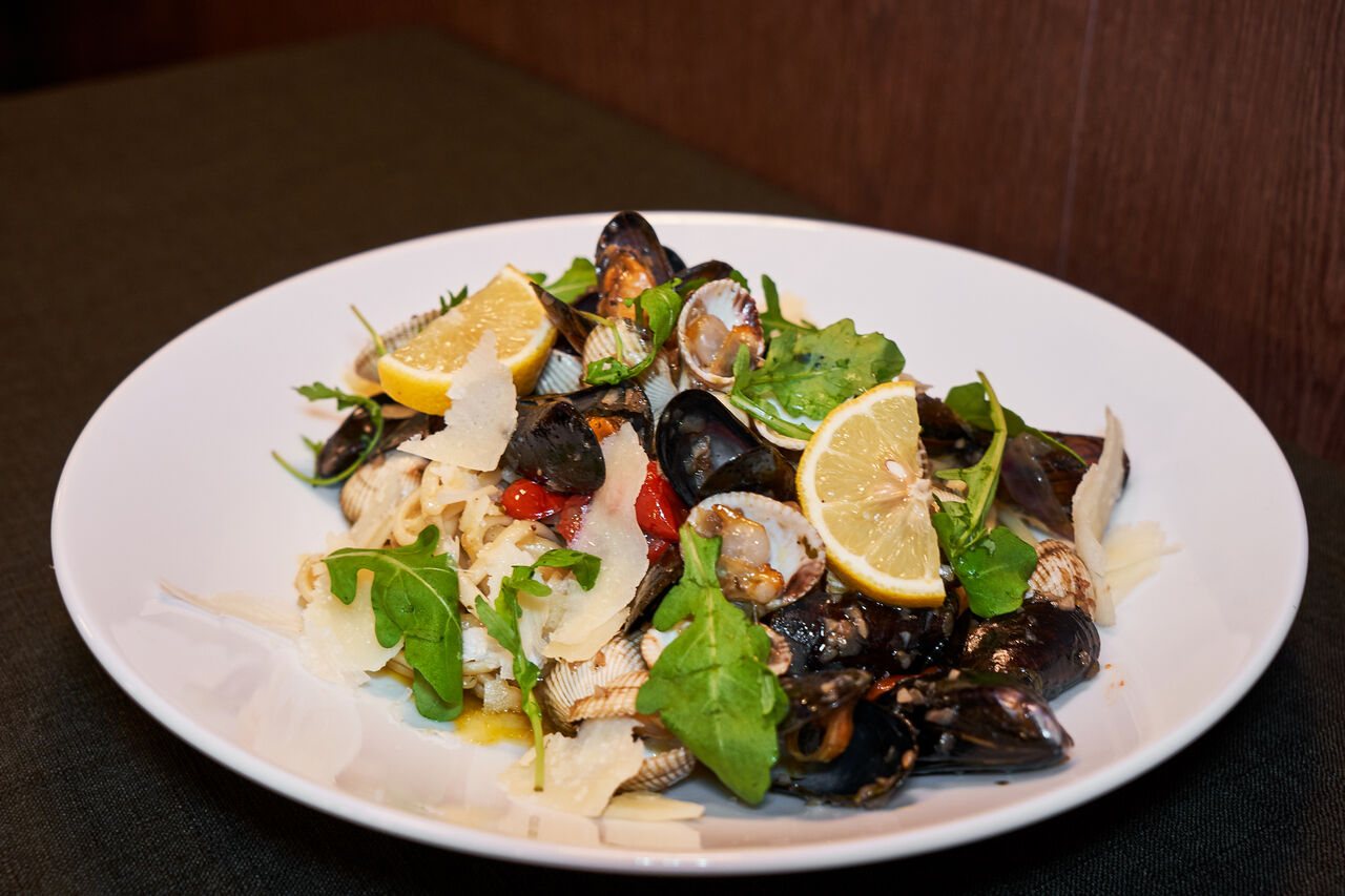 Linguine alla Tarantina (Moules et Coques)