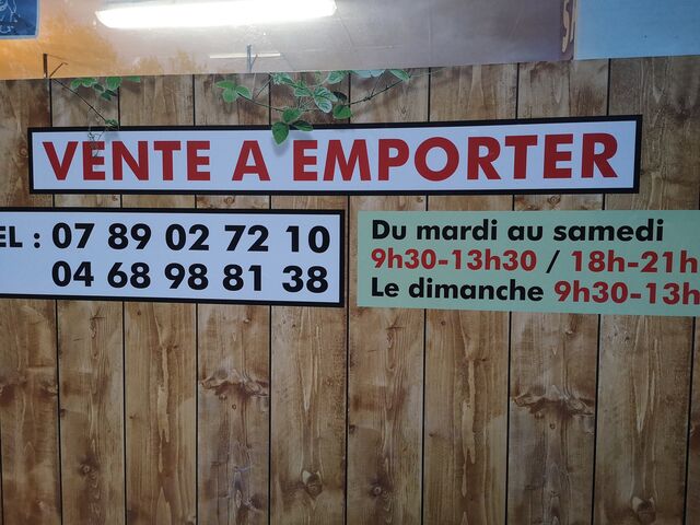 Horaires du vendredi et samedi soir, la fermeture est à 21h30 