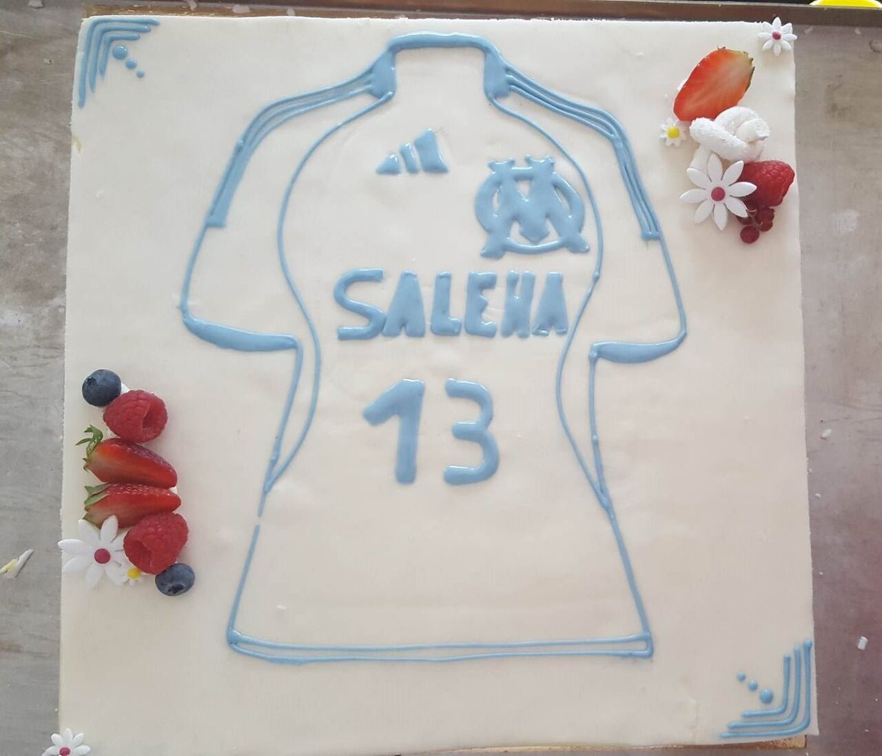 Le gateau de football