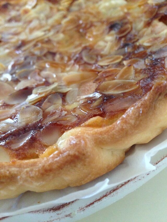 Tarte abricots amandes