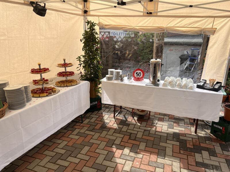 Buffet bei Veranstaltung