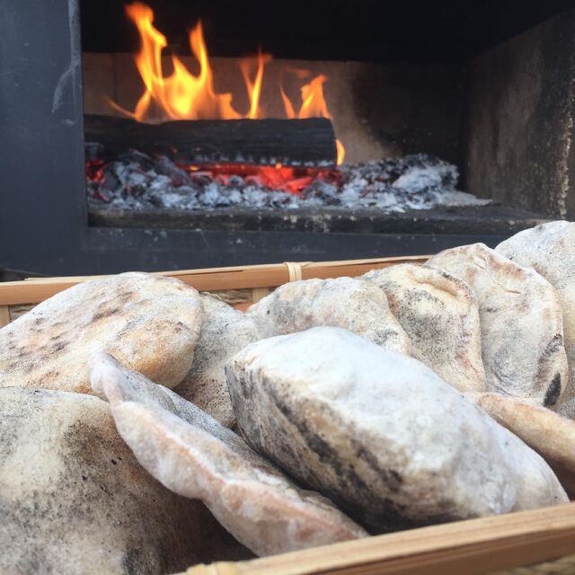 Fouées à la sortie du four