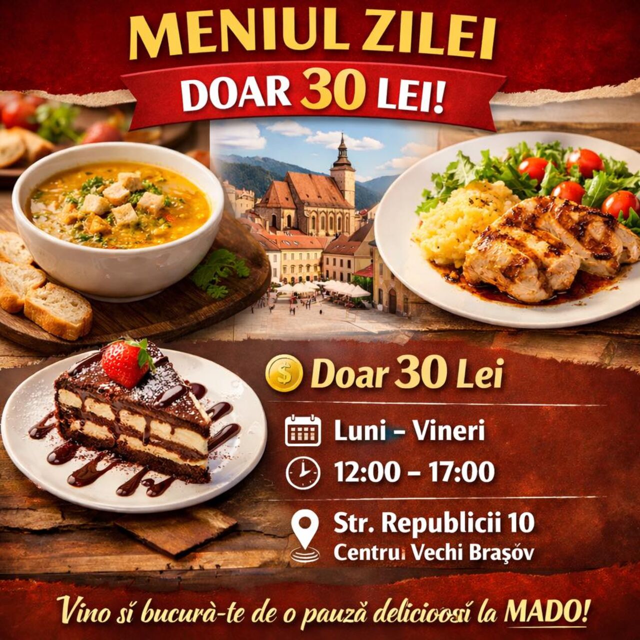 🍽️ Meniul Zilei la MADO