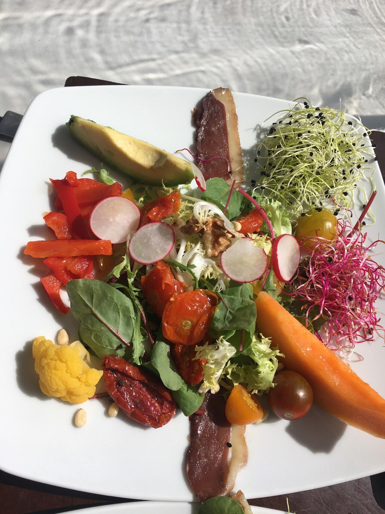 Assortiment de crudités de saison