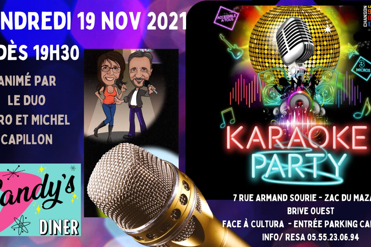 Soirée Karaoké Dansant Vendredi 19/11/2021