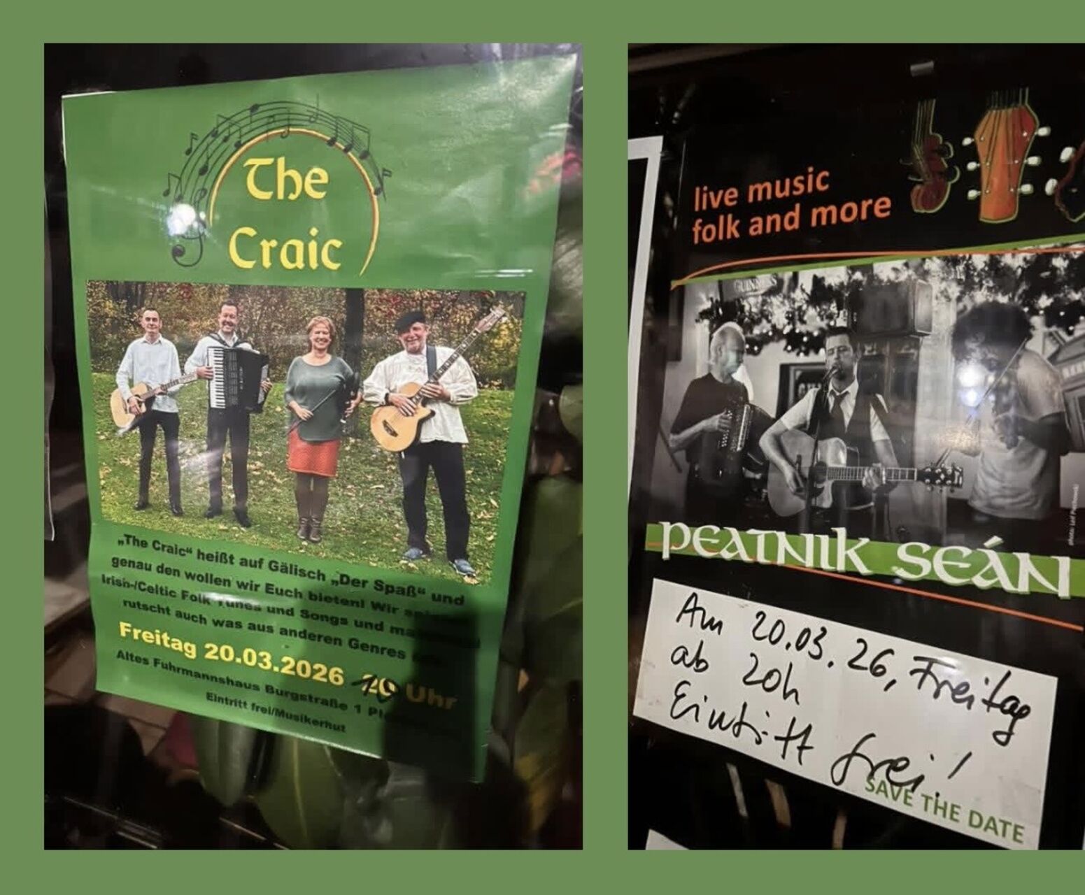 St. Patrick`s Day im FMH: 20.03.26, Freitag ab 19 Uhr