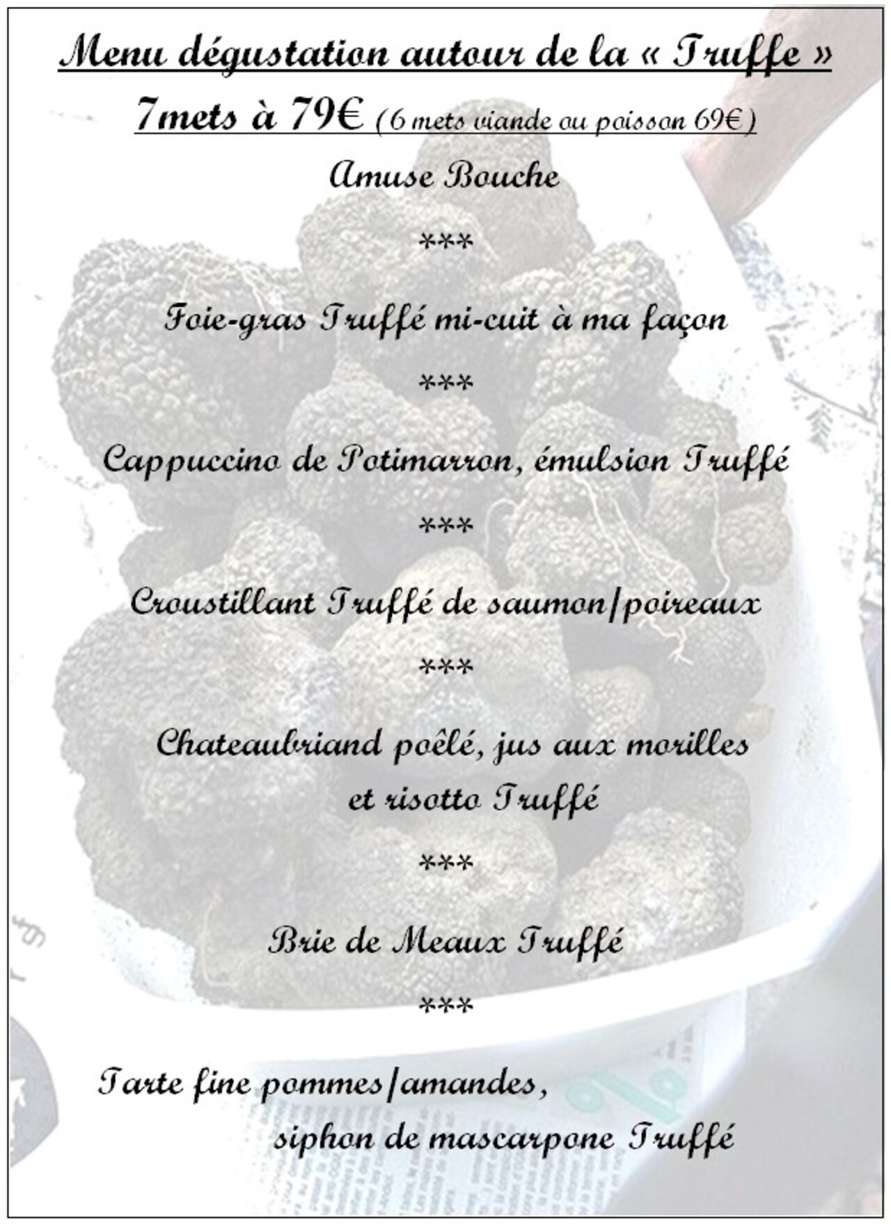 Week-end de la truffe