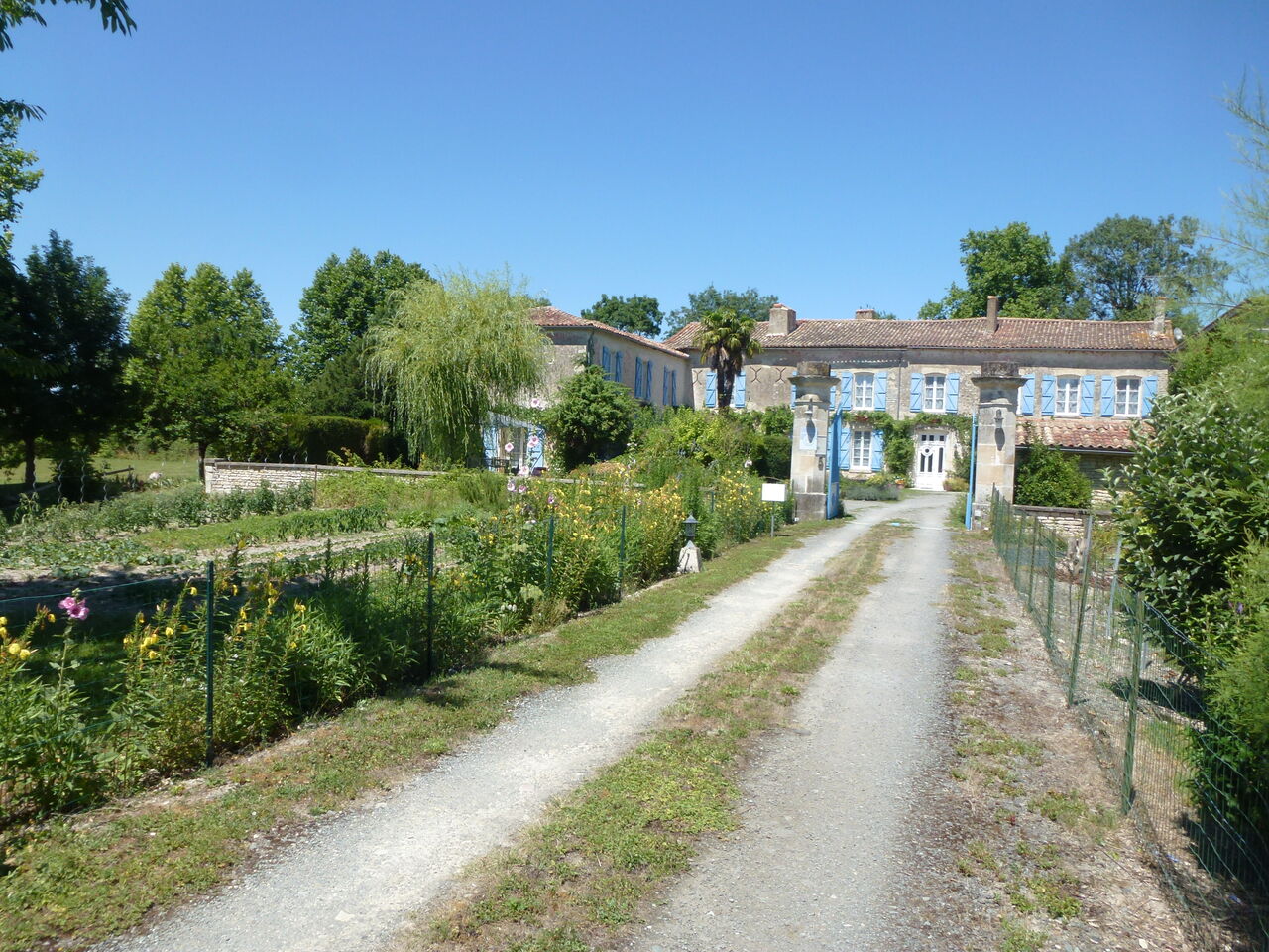 L'arrivée au Logis de Faugerit