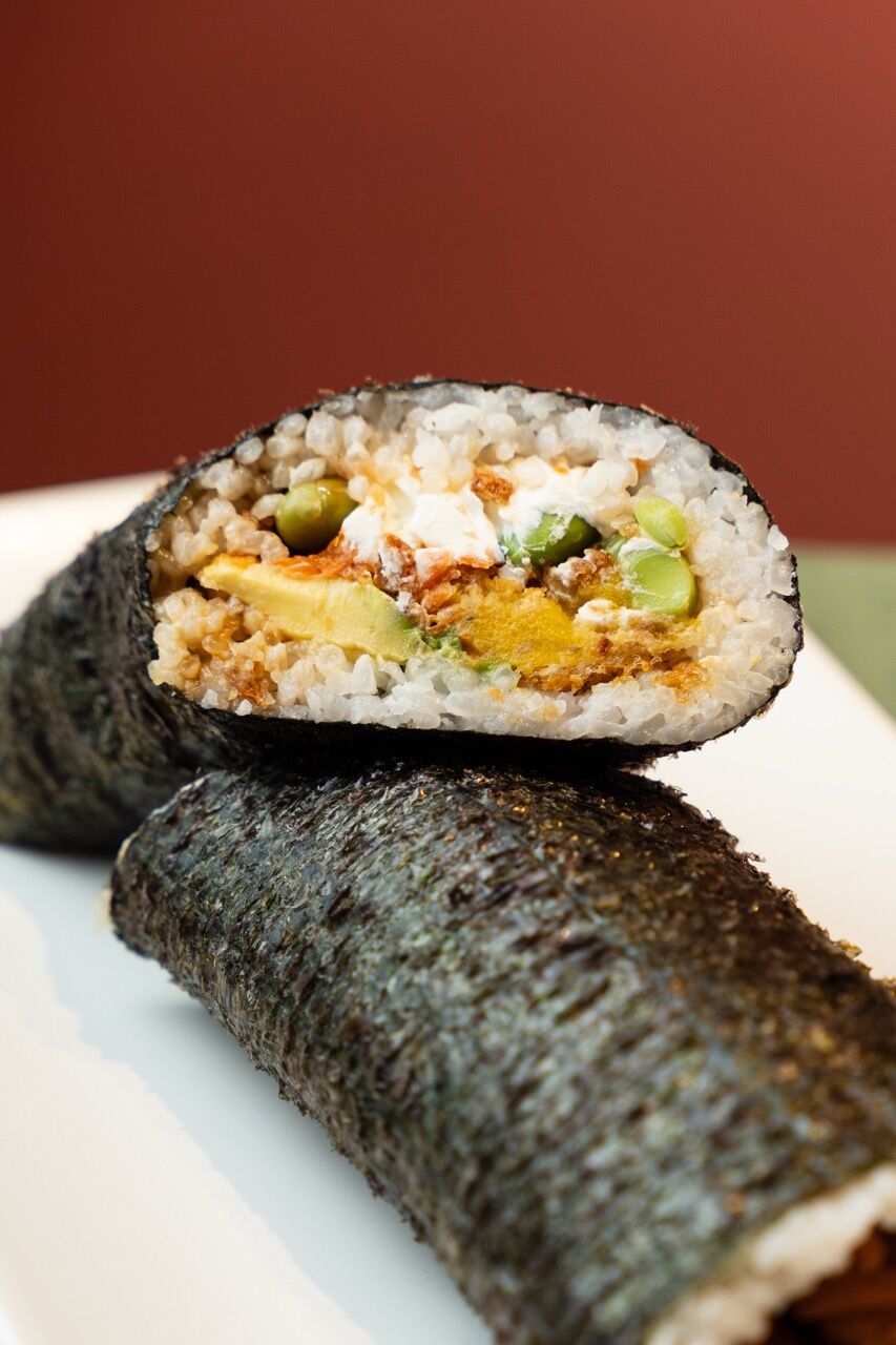 Sushirrito de calabaza