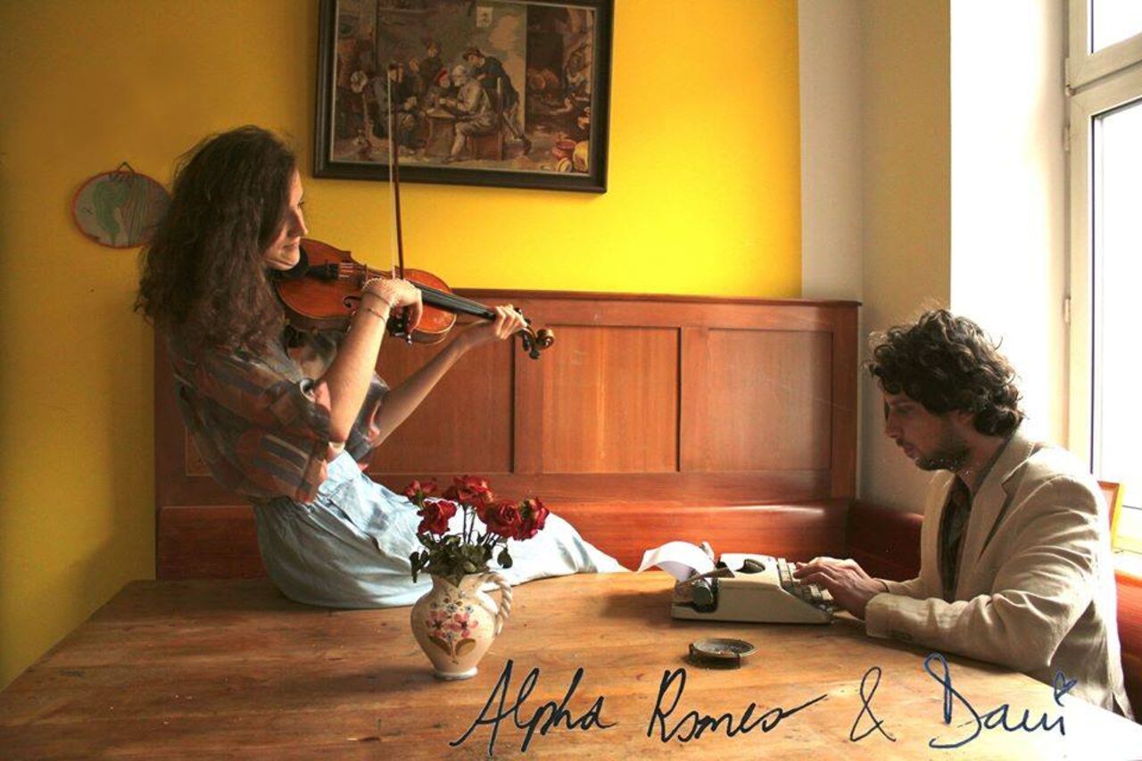 Alpha Romeo alias Michi Gutenbrunner und die Violinistin Dani