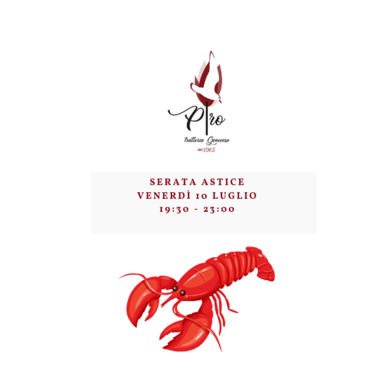 🦞 SERATA ASTICE 🦞