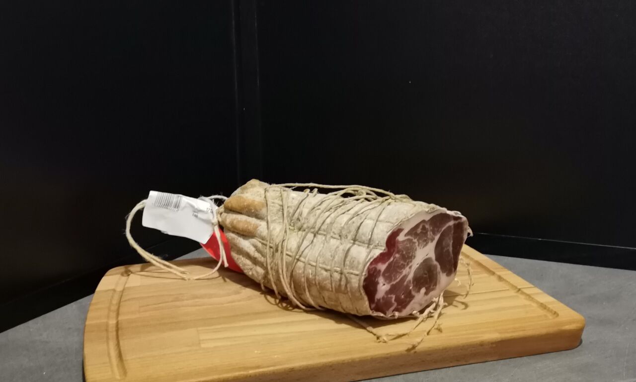 Coppa stagionata=39.50€ le kilo