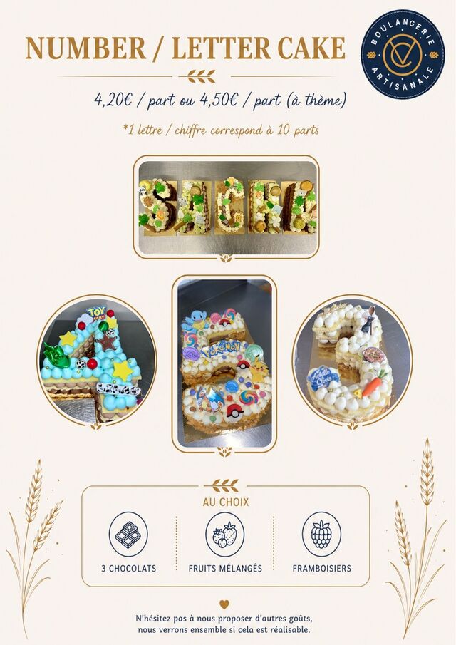 Nos Numbers Cake 