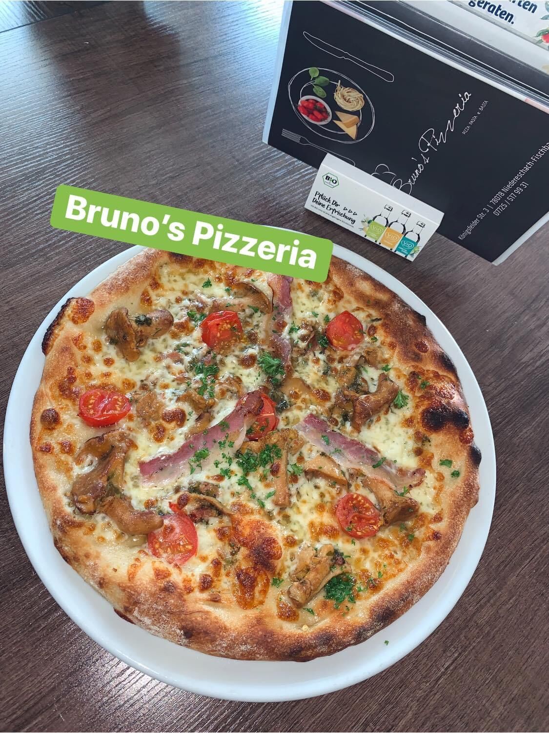 Pizza mit Pfifferlinge - Session Gericht -