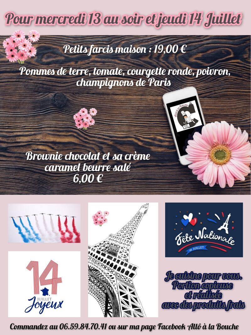 Pensez au 14 Juillet