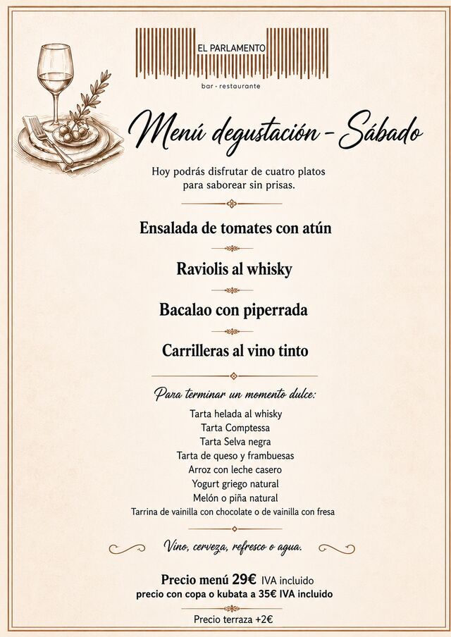Menú Sábado 22.0526