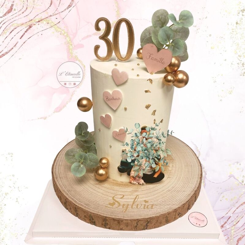 Pièce montée Thème Famille je t'aime