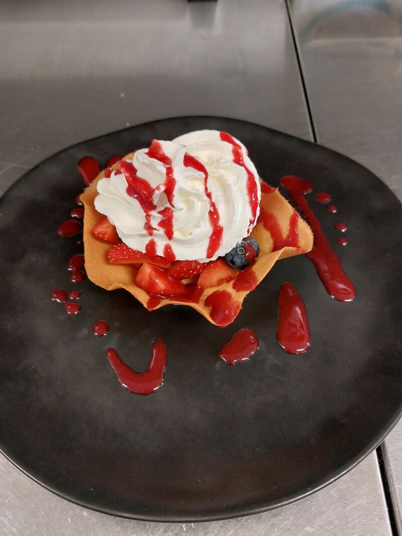 Tulipe de fruits rouges 