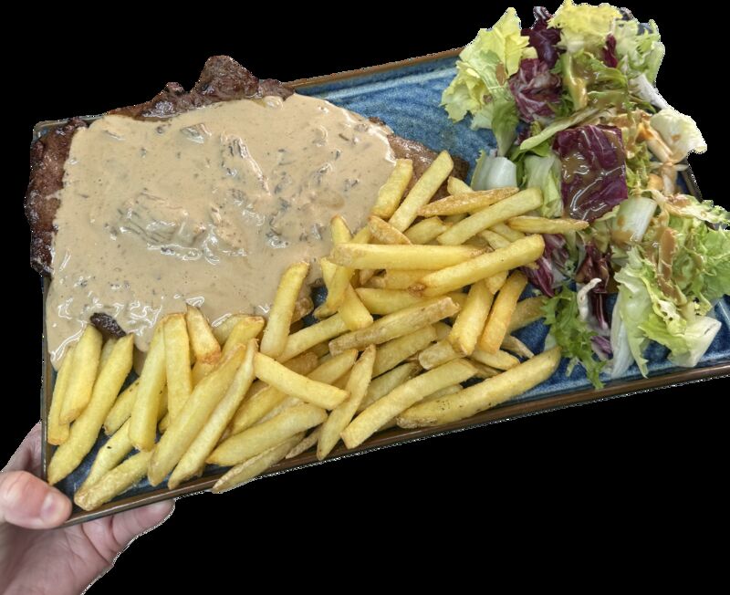 Entrecôte sauce morille