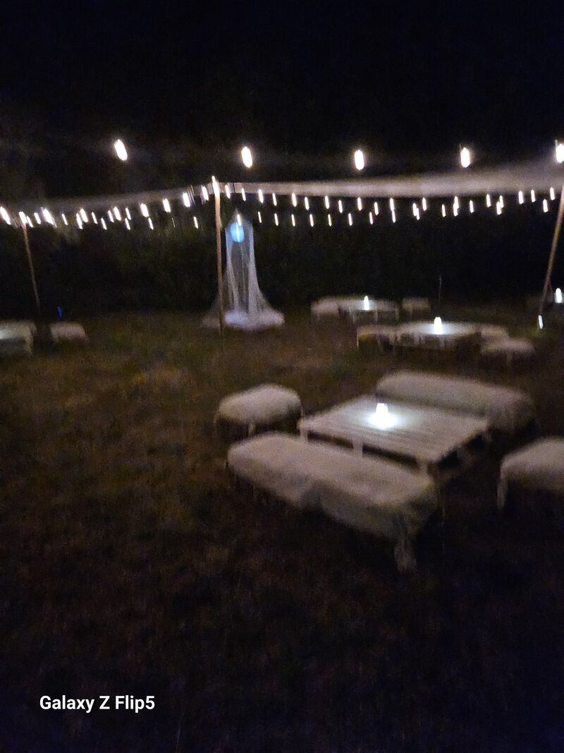 Giardino esterno country chic