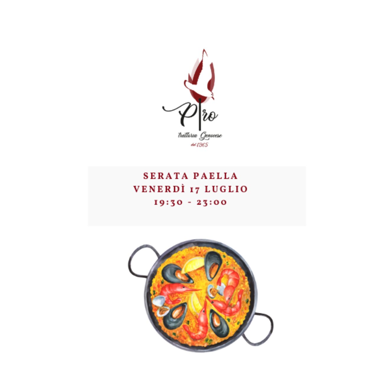 👨🏼‍🍳 SERATA PAELLA E SANGRIA 👨🏼‍🍳
