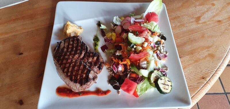 Argentinisches Hüftsteak mit Salat!