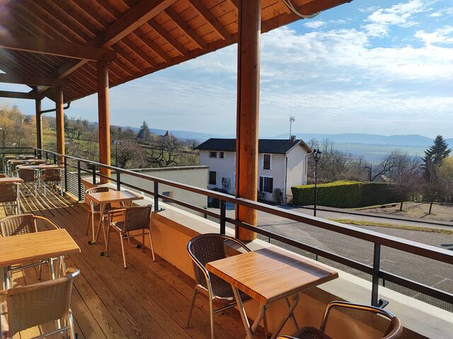 La terrasse avec vue