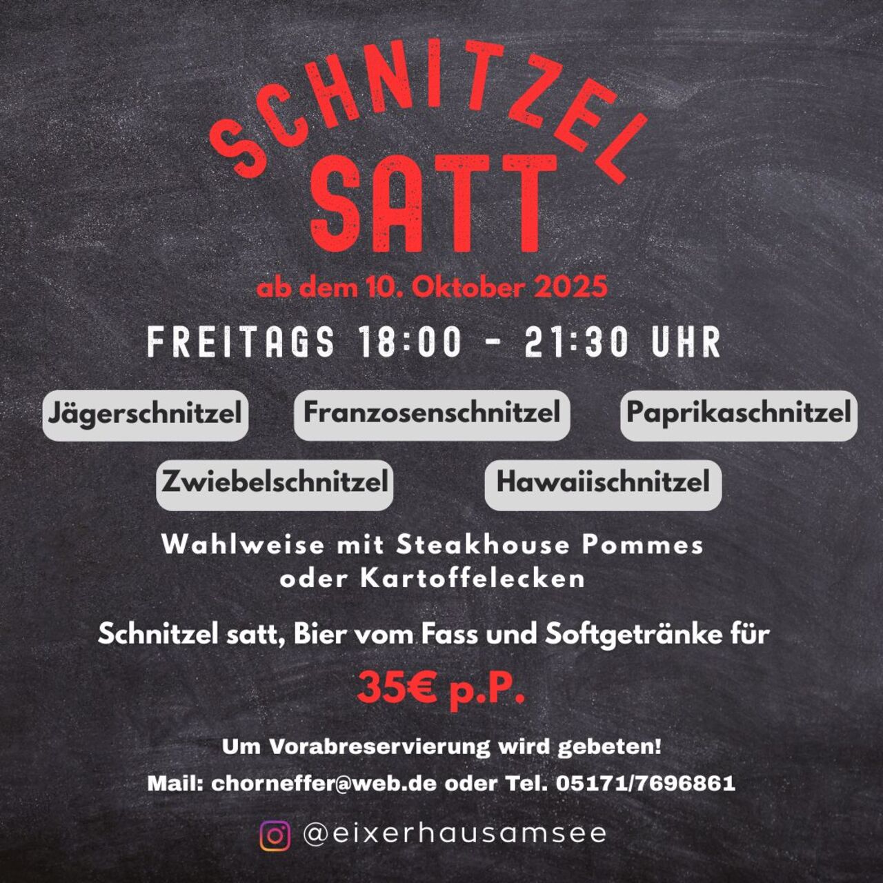 Schnitzel satt