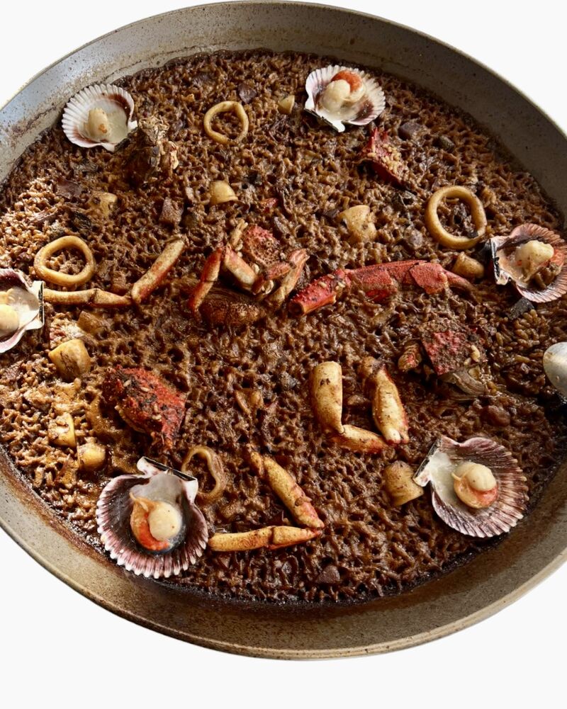 Arroz de centollo y zamburiñas 