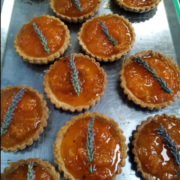 Tarte abricot de Provence à la Lavande