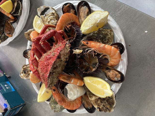 Plateau de fruits de mer pour les fin d’année 